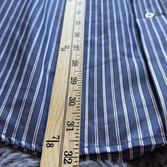 Daniel Cremieux striped button-down long-sleeve new cotton shirt size L - Picture 10 of 11